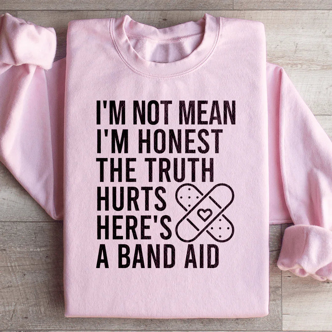 I'm Not Mean I'm Honest Sweatshirt Peachy Sunday T-Shirt