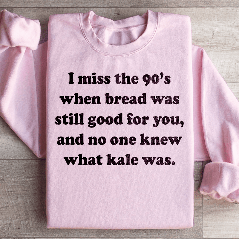 I Miss The 90's Sweatshirt Light Pink / S Peachy Sunday T-Shirt