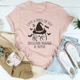 I Put A Spell On You Tee Heather Prism Peach / S Peachy Sunday T-Shirt