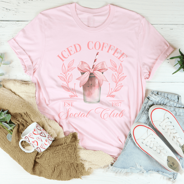 Iced Coffee Social Club Tee Pink / S Peachy Sunday T-Shirt