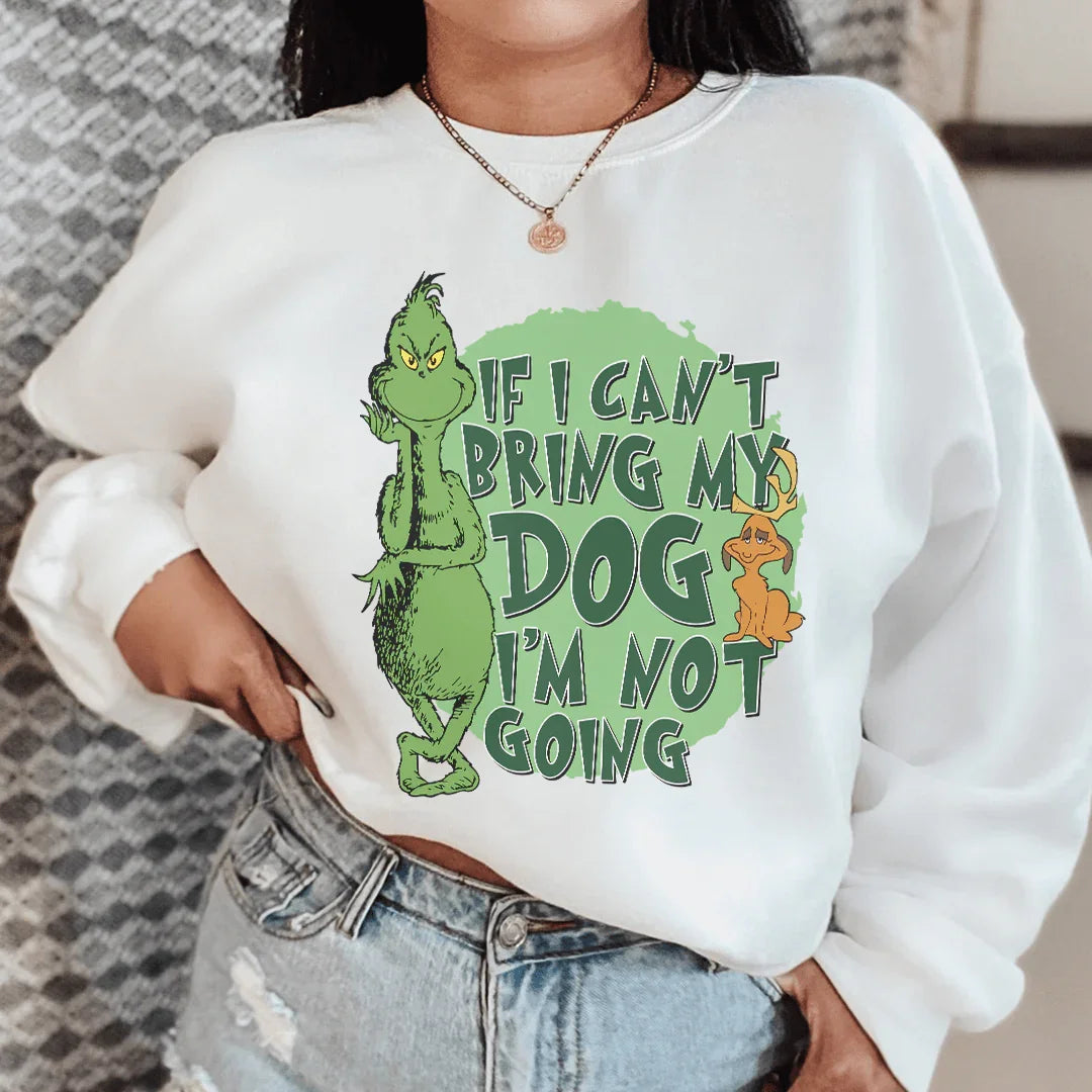 If I Cant Bring My Dog I'm Not Going Sweatshirt S / White Printify Sweatshirt T-Shirt