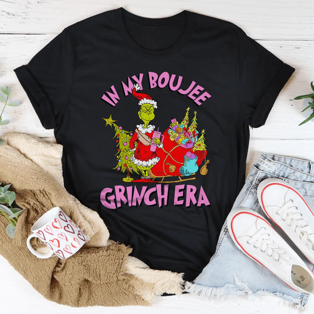 In My Boujee Grinch Era Tee Black Heather / S Printify T-Shirt T-Shirt