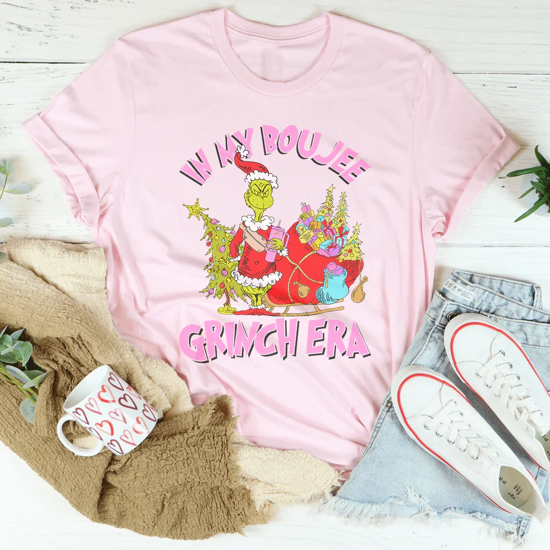 In My Boujee Grinch Era Tee Pink / S Printify T-Shirt T-Shirt