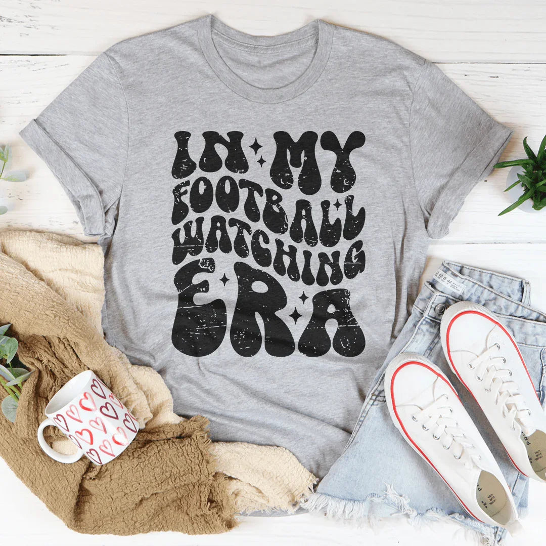 In My Football Watching Era Tee Athletic Heather / S Peachy Sunday T-Shirt