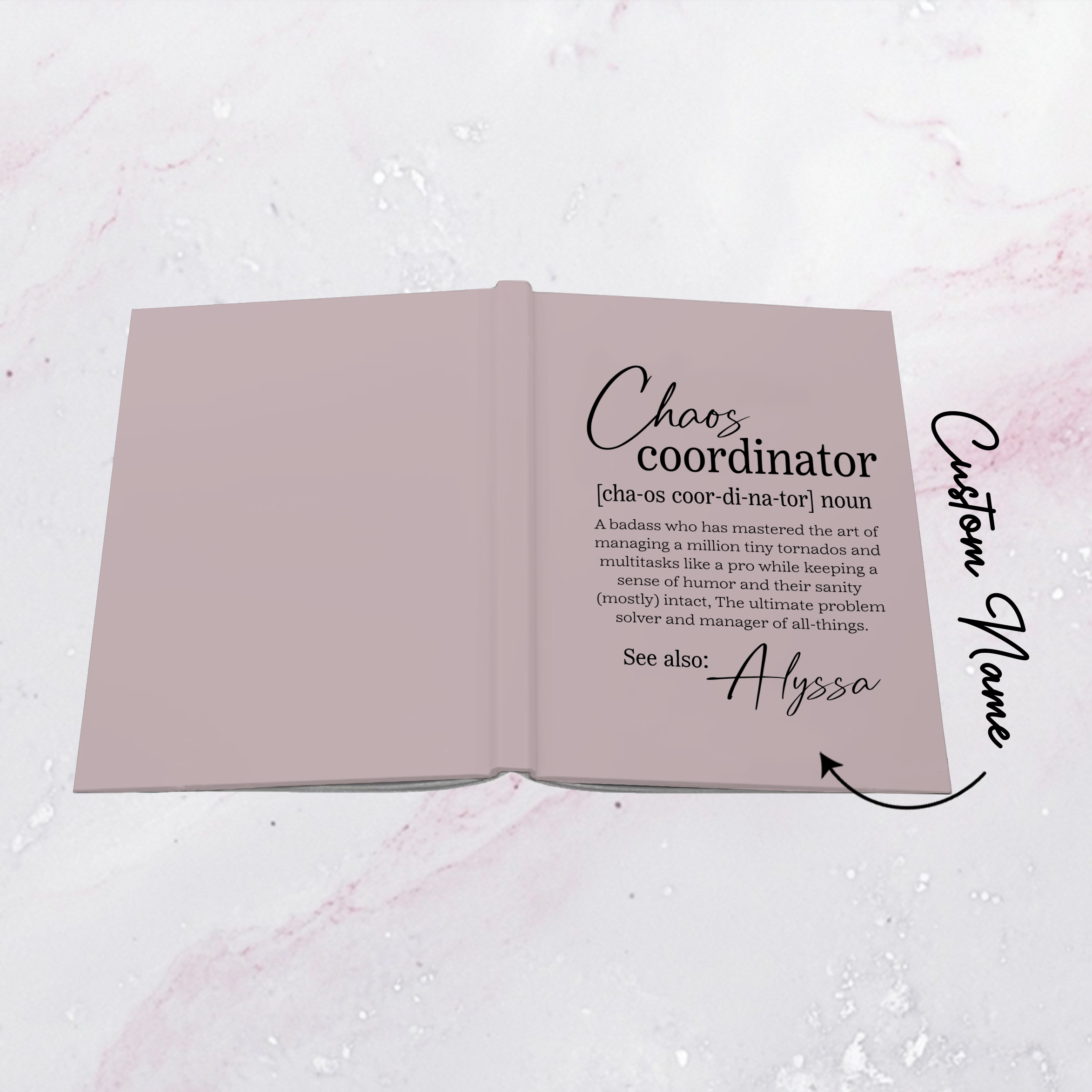 Personalized Chaos Coordinator Journal