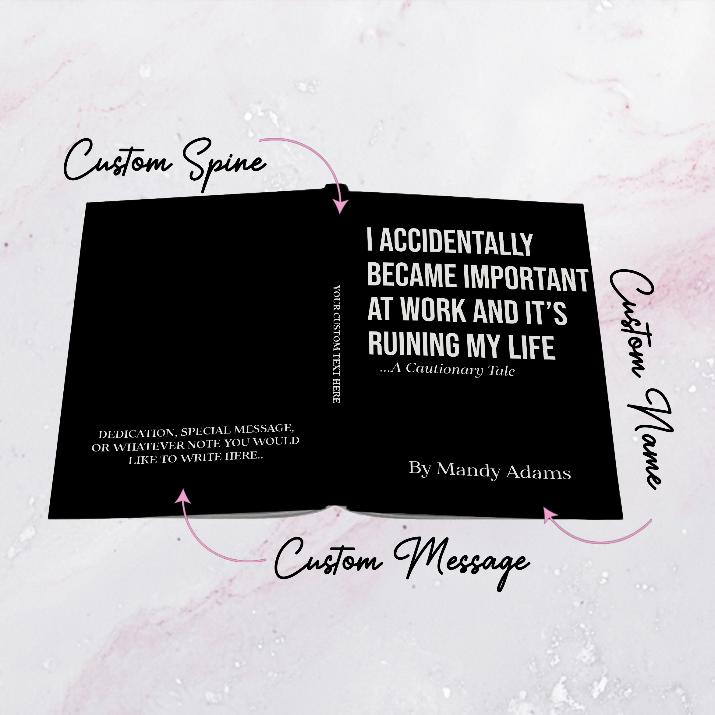 Personalized I Accidentally Became Important At Work Journal