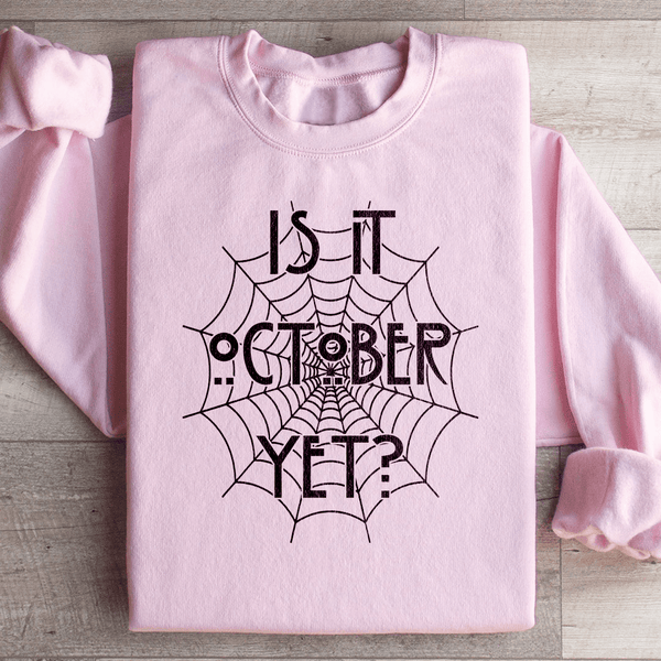 Is It October Yet Sweatshirt Light Pink / S Peachy Sunday T-Shirt