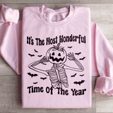 It's The Most Wonderful Time Of The Year Sweatshirt Light Pink / S Peachy Sunday T-Shirt
