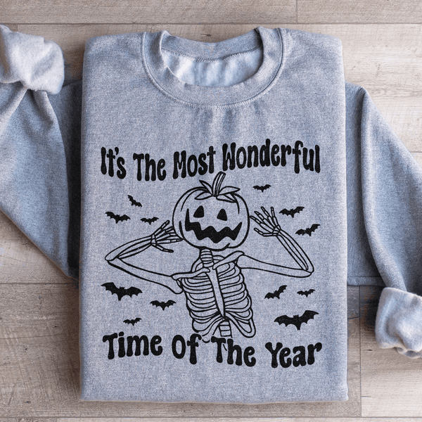 It's The Most Wonderful Time Of The Year Sweatshirt Sport Grey / S Peachy Sunday T-Shirt