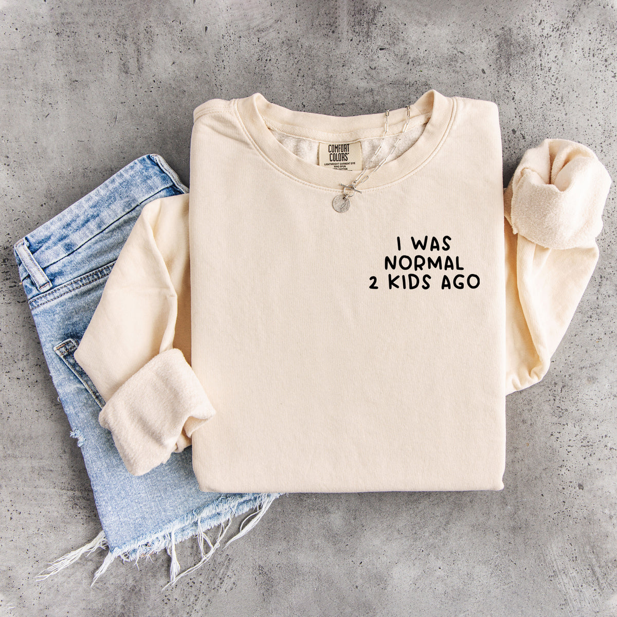 Sudadera «Hace 2 hijos yo era normal»