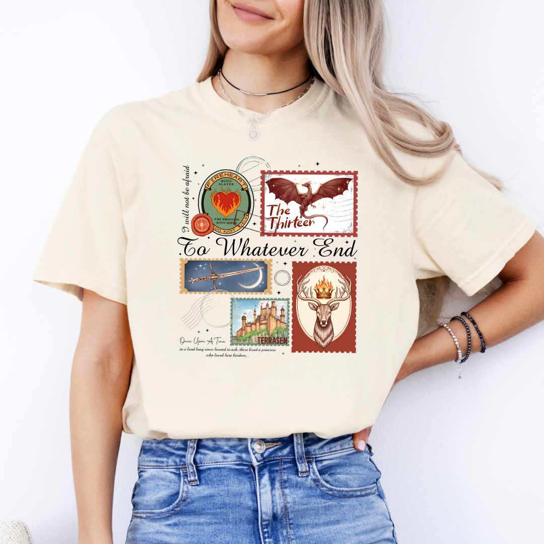 Throne Of Glass TOG Book Stamps Tee