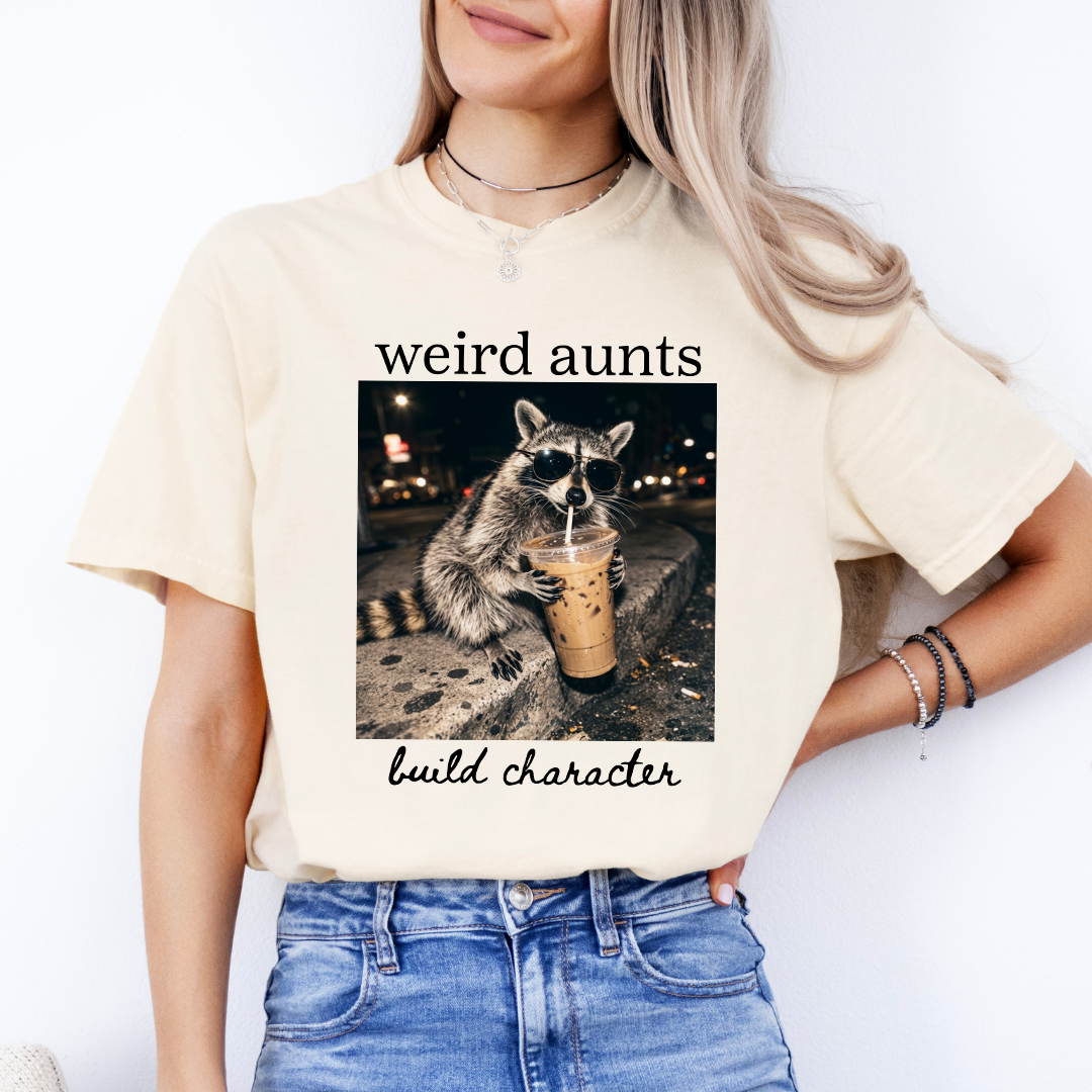 Weird Aunts Build Character Tee