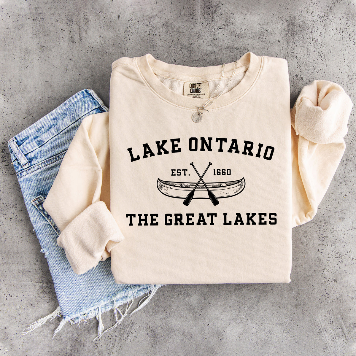 Sweat-shirt Lake Ontario Est 1660