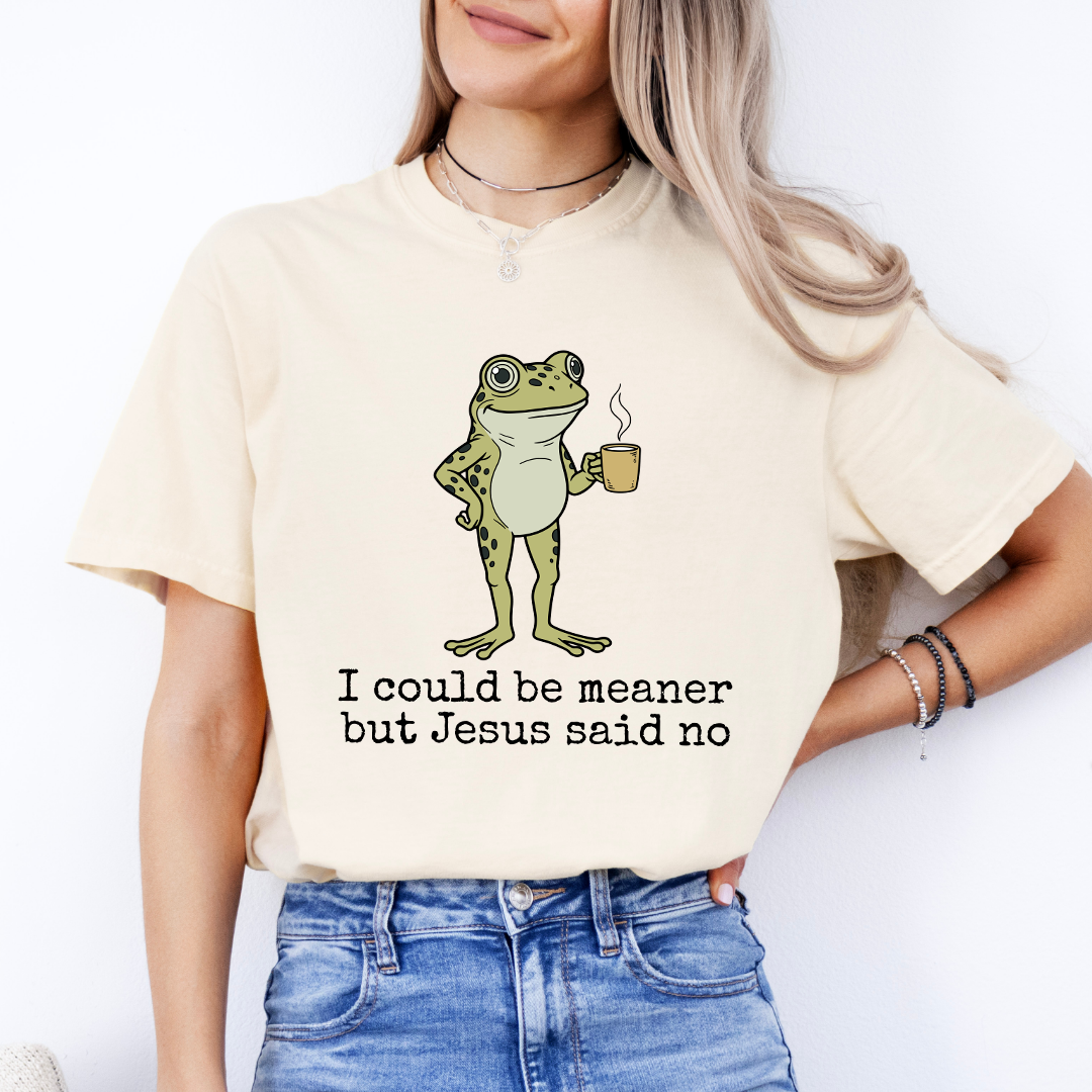 I Could Be Meaner But Jesus Said No Tee