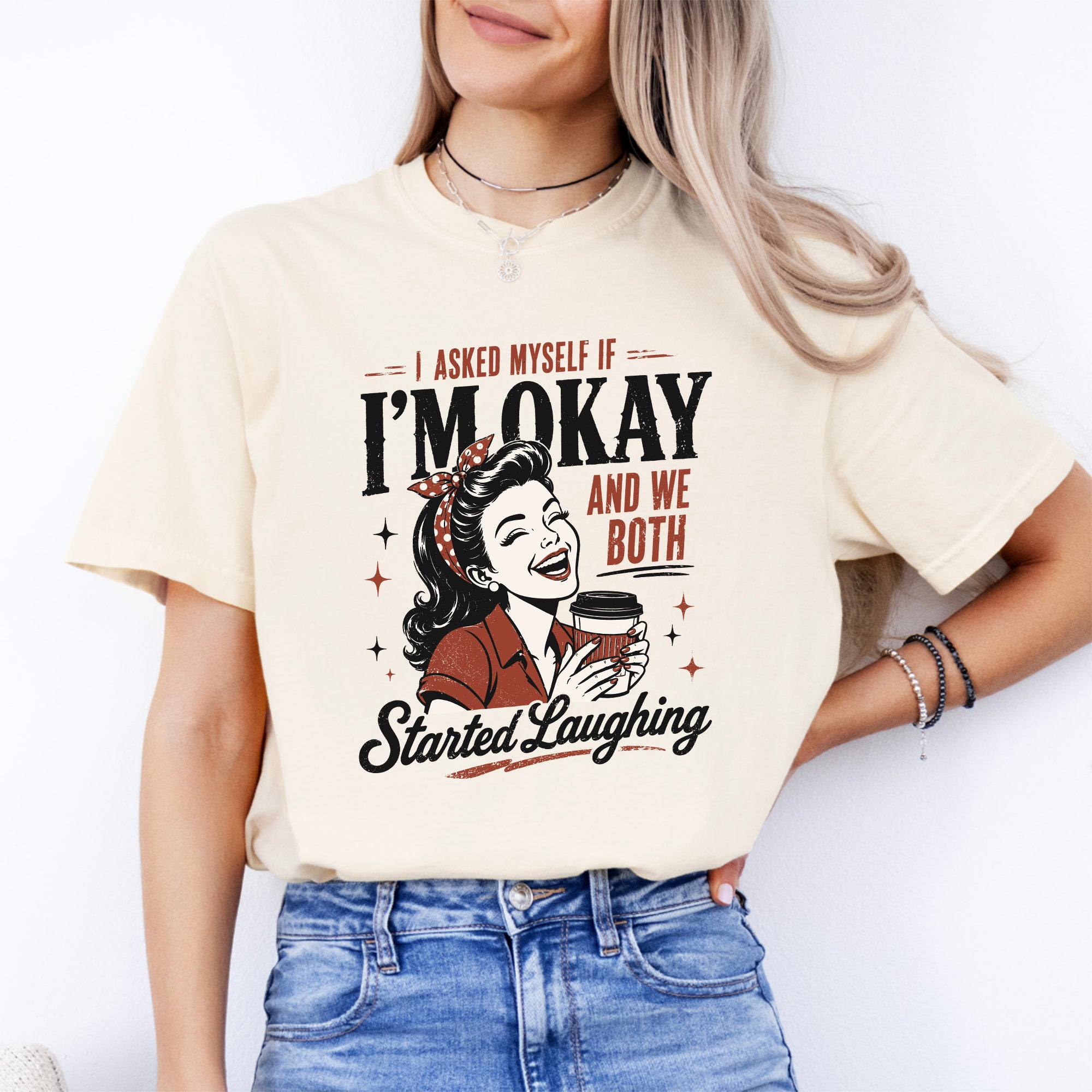 T-Shirt „Ich habe mich gefragt, ob es mir gut geht“