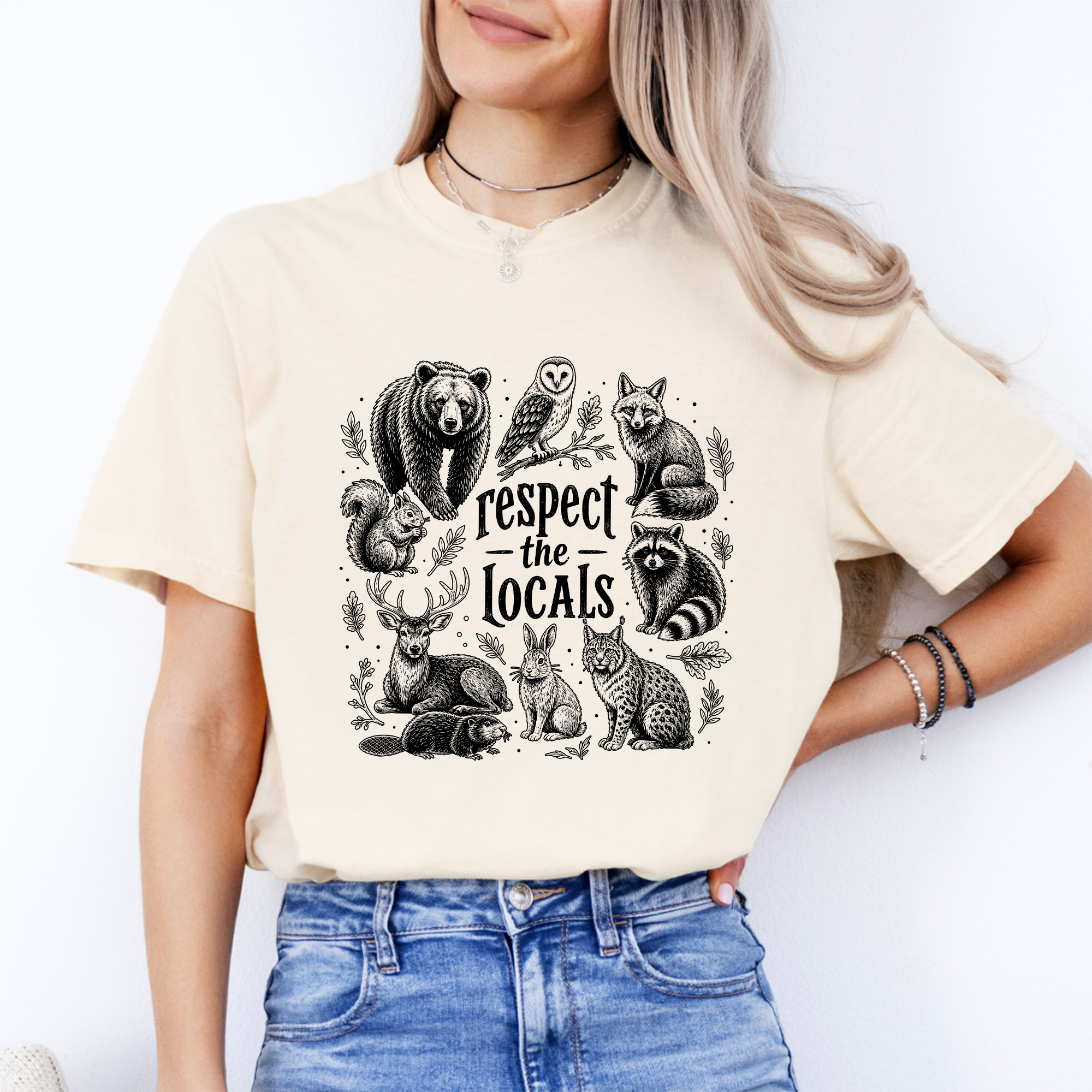 Respektiere die Einheimischen – T-Shirt