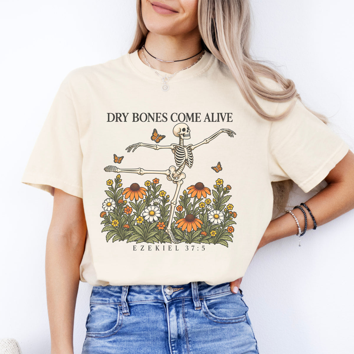 Dry Bones Come Alive Ezekiel 37 5 Tee