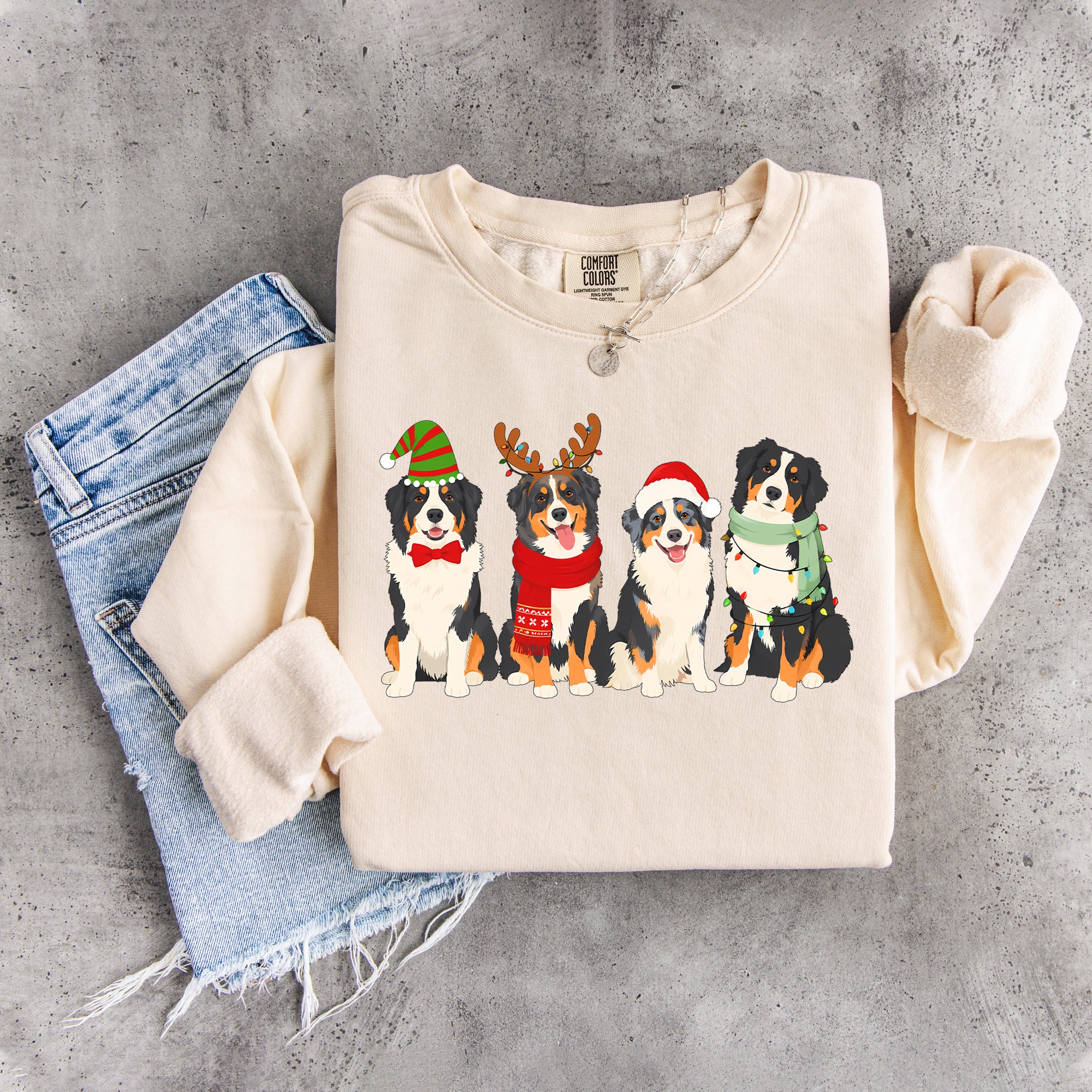 Bernese Mountain Dog Christmas Sweatshirt