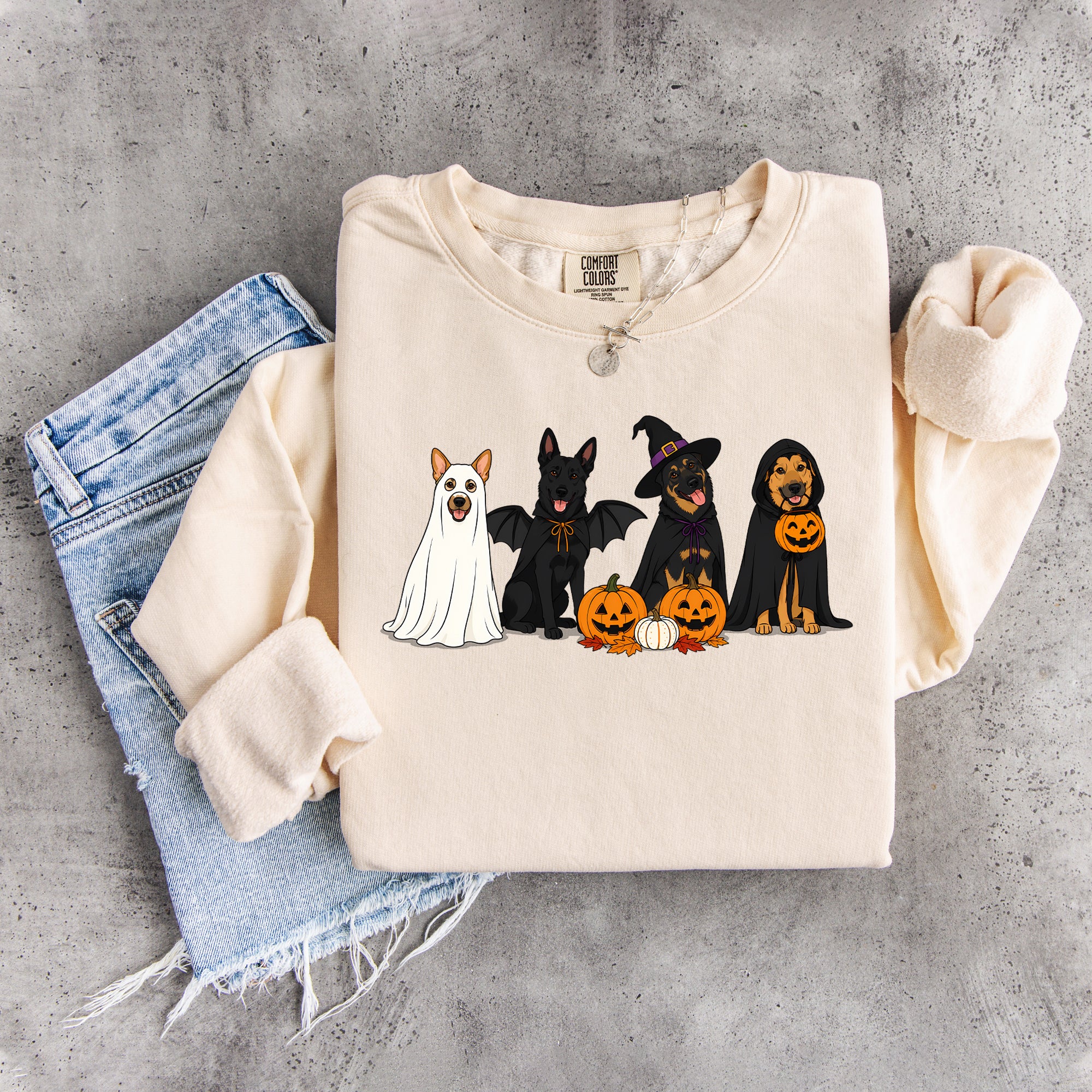 Sudadera de Halloween del pastor alemán