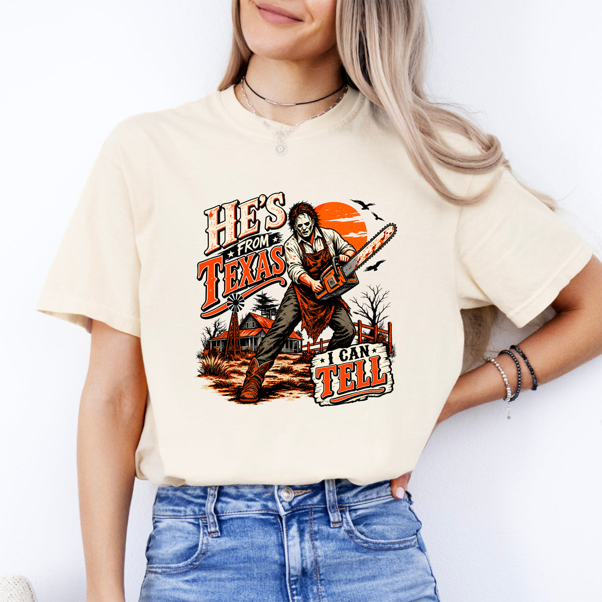 Camiseta «Él es de Texas»