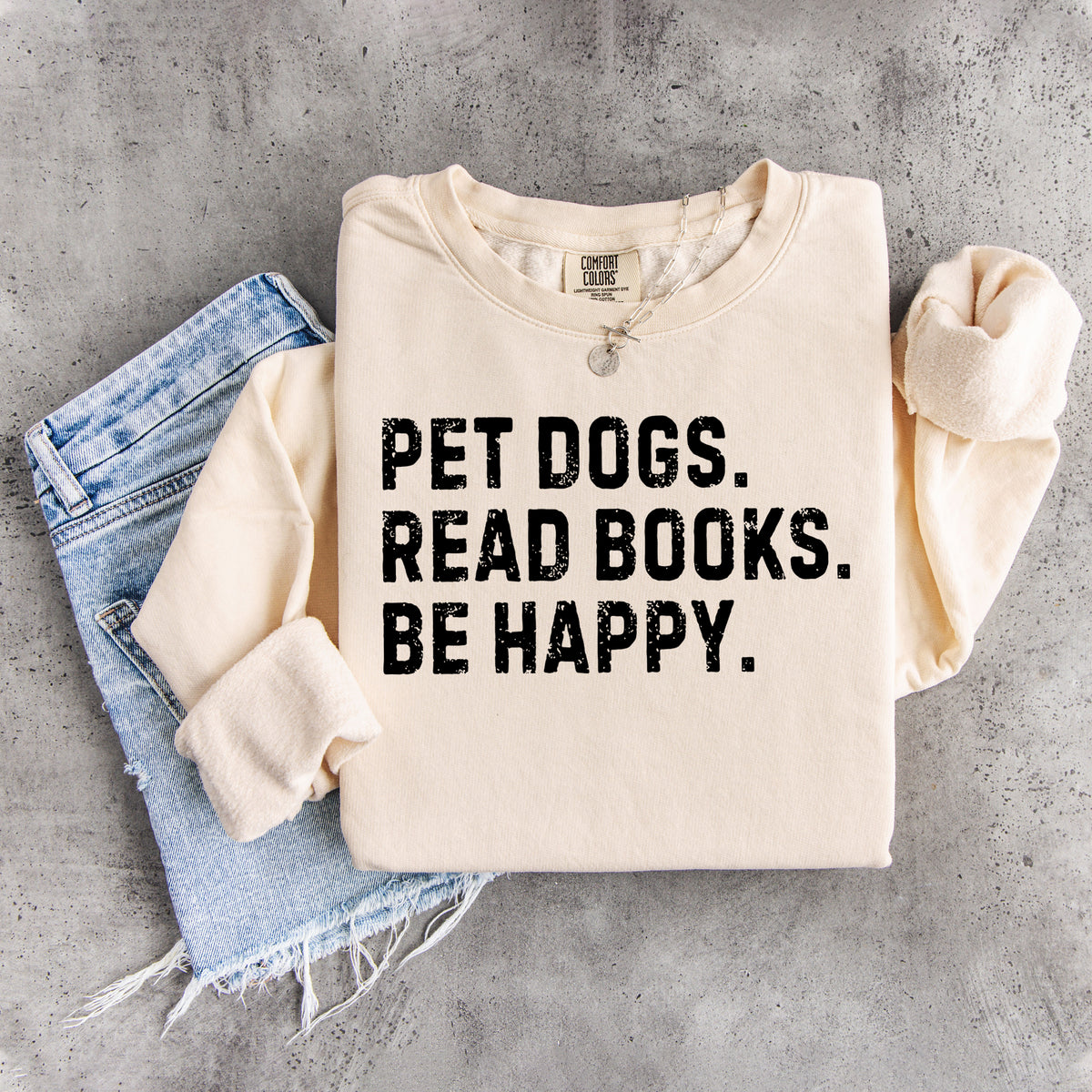Pet Dogs Read Books Sweatshirt