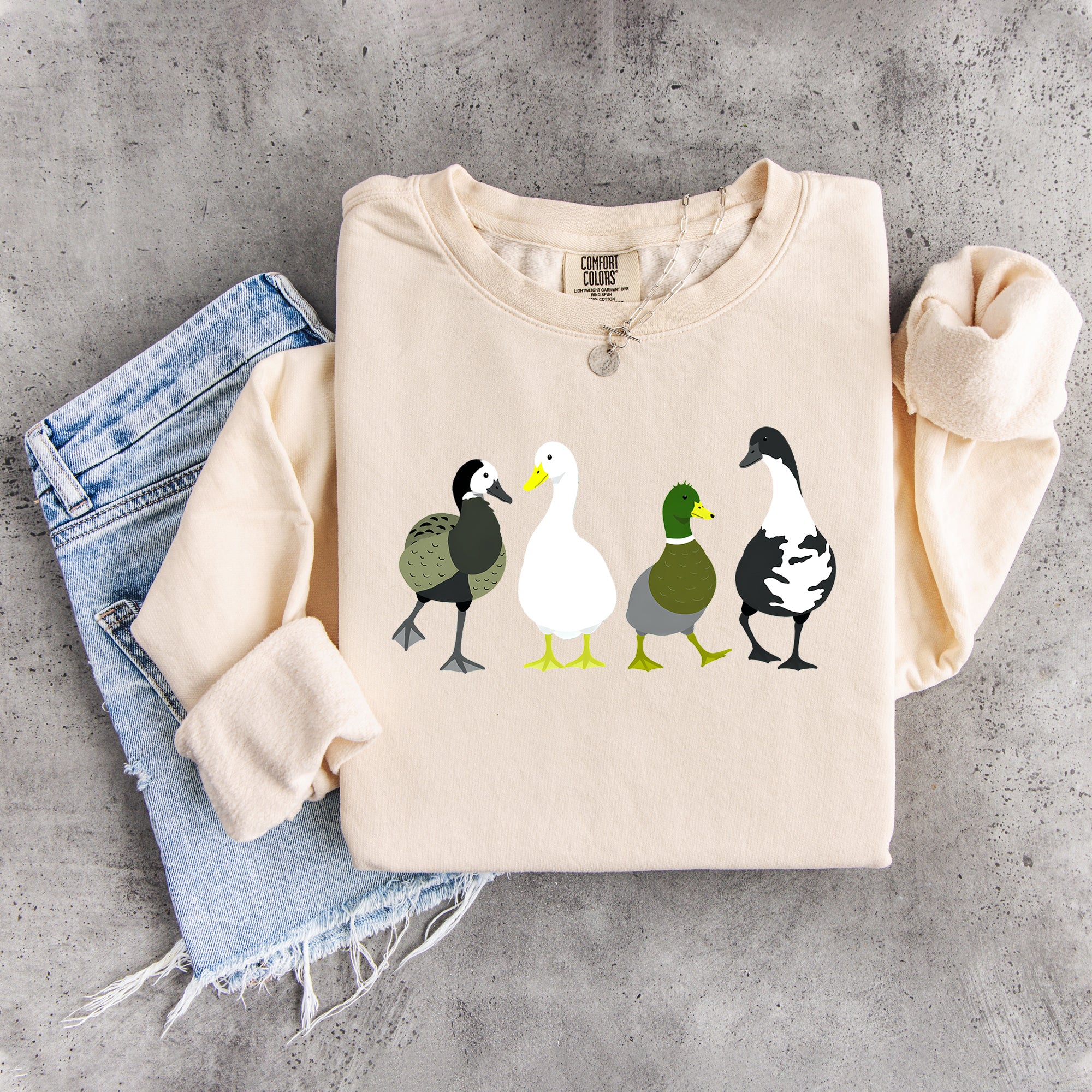 Sweatshirt „Süße Enten-Crew“
