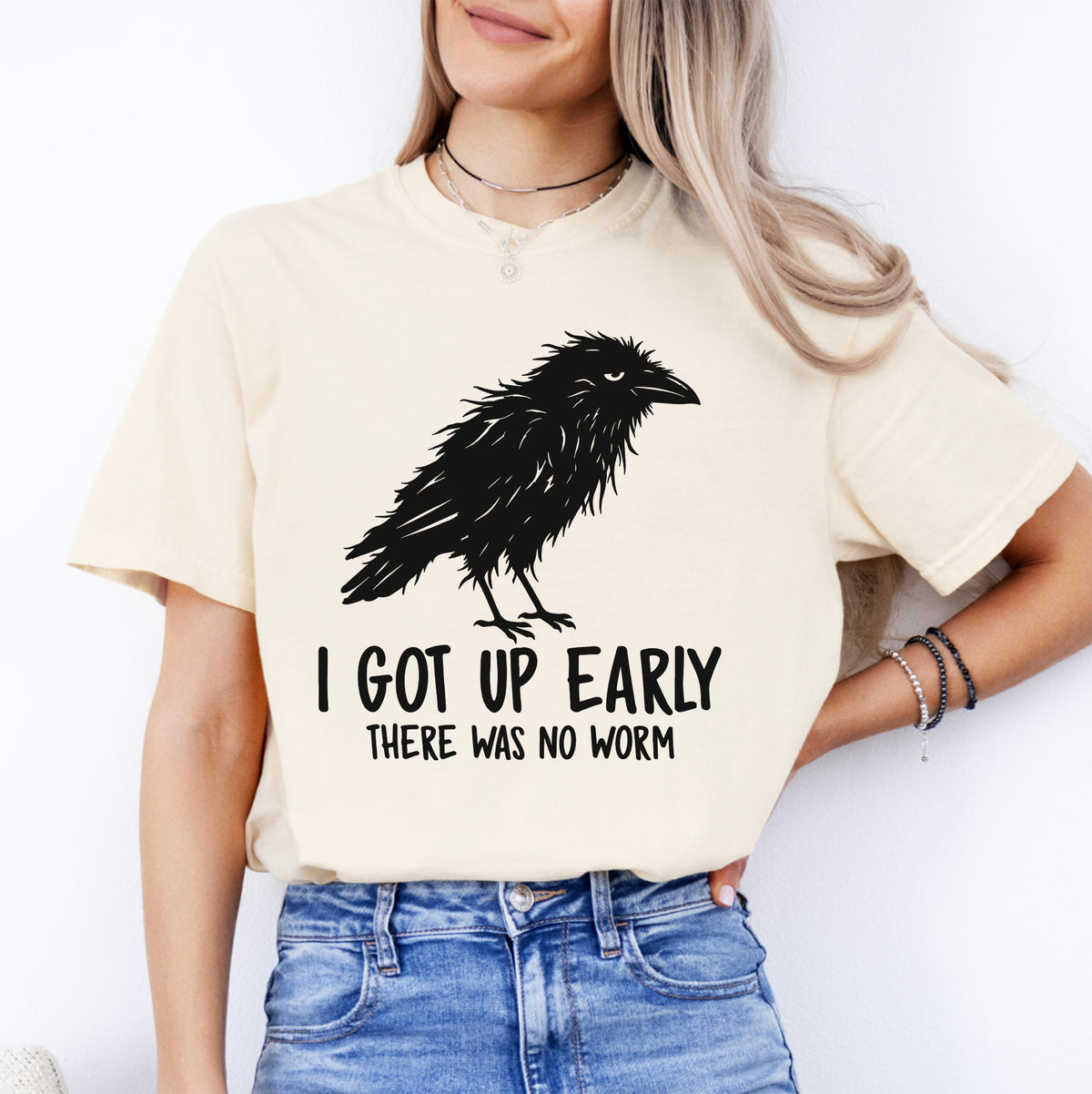 I Got Up  Early There Was No Worm Tee