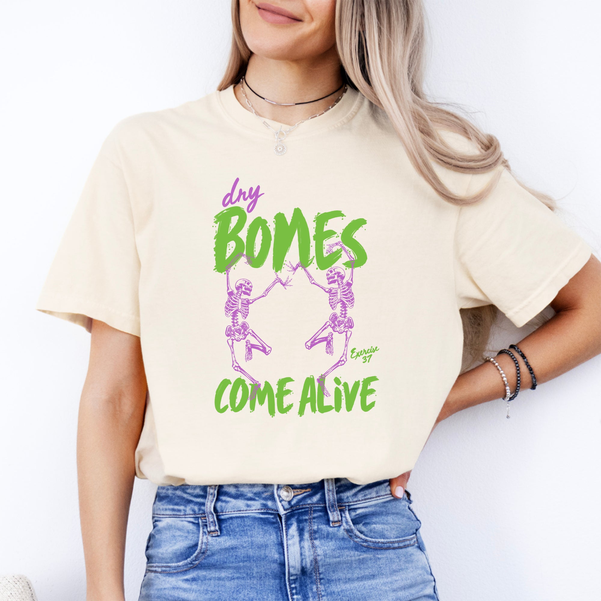 T-shirt « Les os se raniment » – verset biblique