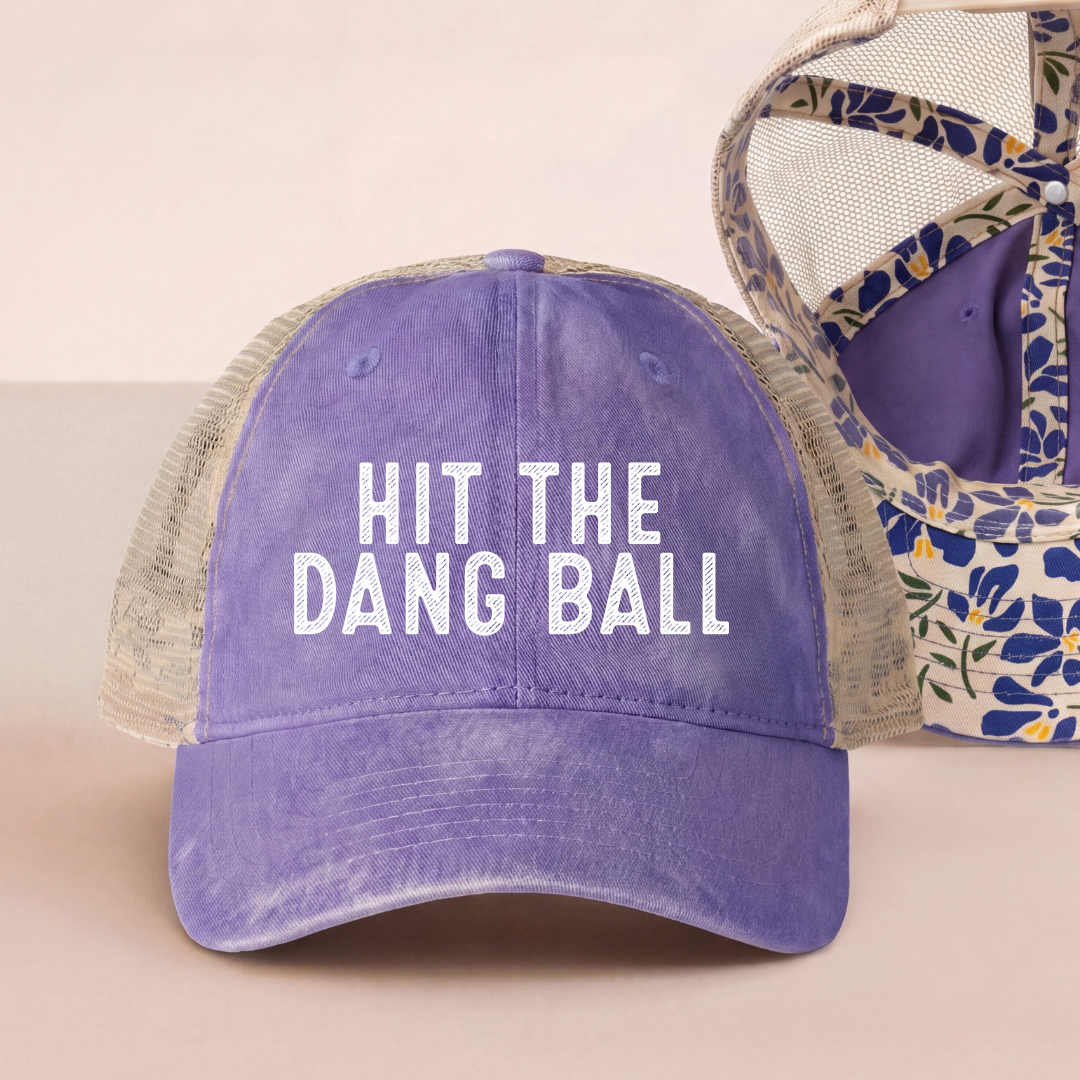 Hit The Dang Ball Trucker Hat