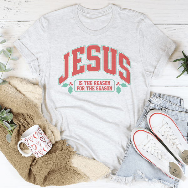 Jesus Is The Reason For The Season Tee Ash / S Peachy Sunday T-Shirt