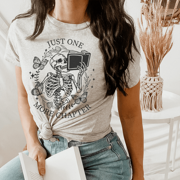 Just One More Chapter Tee Athletic Heather / S Peachy Sunday T-Shirt