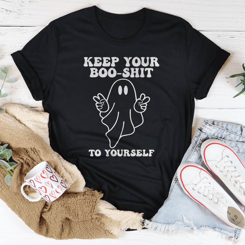 Keep Your Boo Shit To Yourself Tee Black Heather / S Peachy Sunday T-Shirt