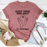 Keep Your Boo Shit To Yourself Tee Mauve / S Peachy Sunday T-Shirt
