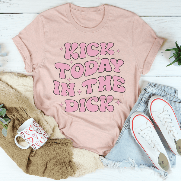Kick Today In The D* Tee Peachy Sunday T-Shirt