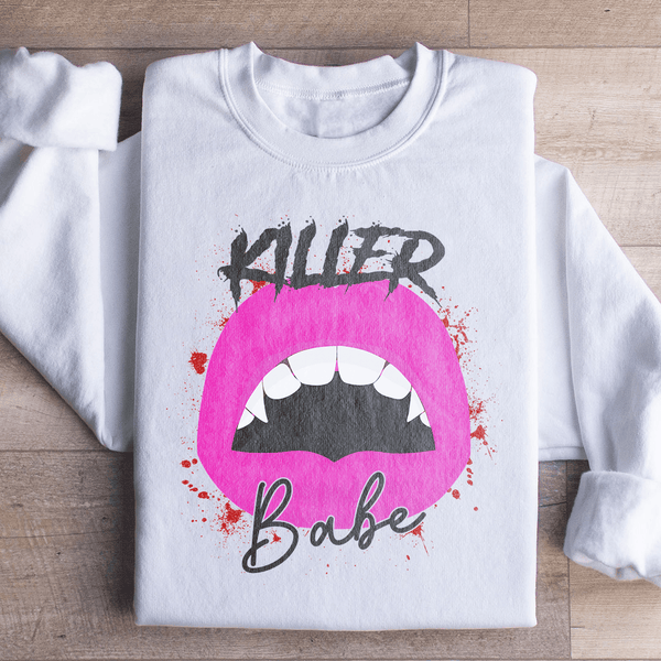 Killer Babe Sweatshirt White / S Peachy Sunday T-Shirt