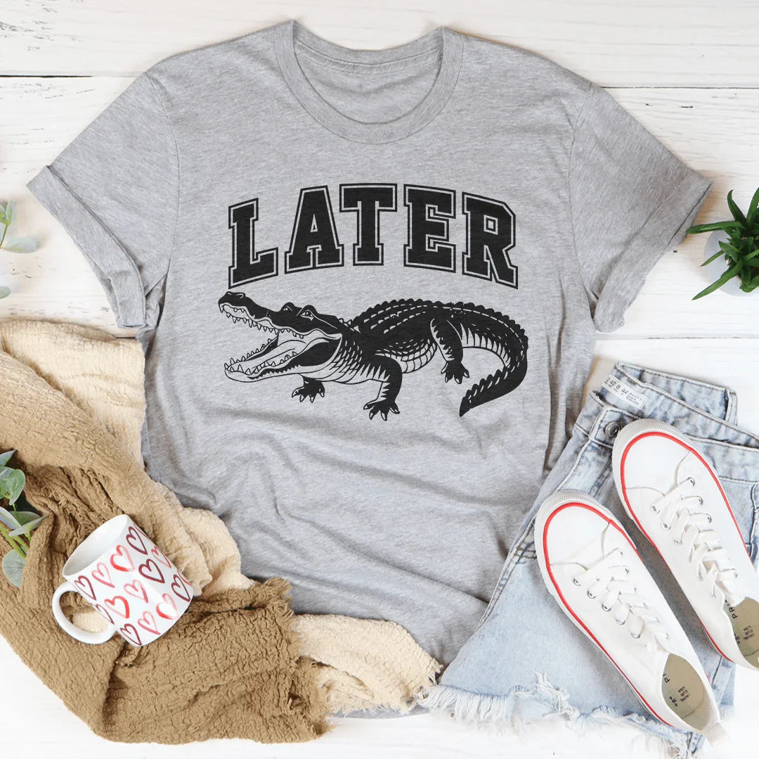 Later Tee Athletic Heather / S Peachy Sunday T-Shirt