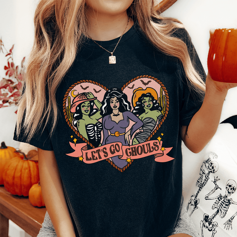 Lets Get Ghouls Tee Black Heather / S Peachy Sunday T-Shirt