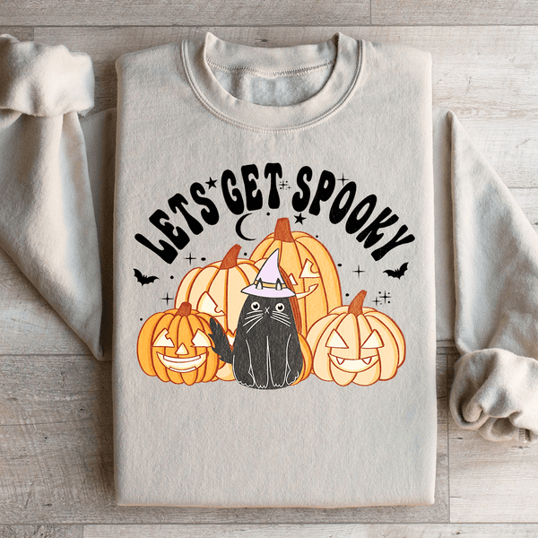 Lets Get Spooky Sweatshirt Sand / S Peachy Sunday T-Shirt
