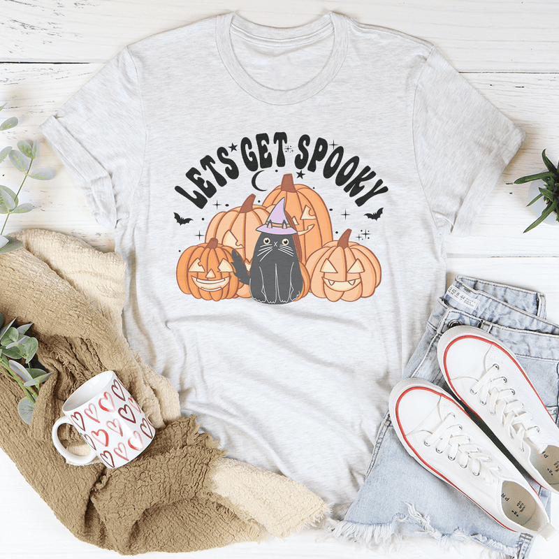 Lets Get Spooky Tee Ash / S Peachy Sunday T-Shirt