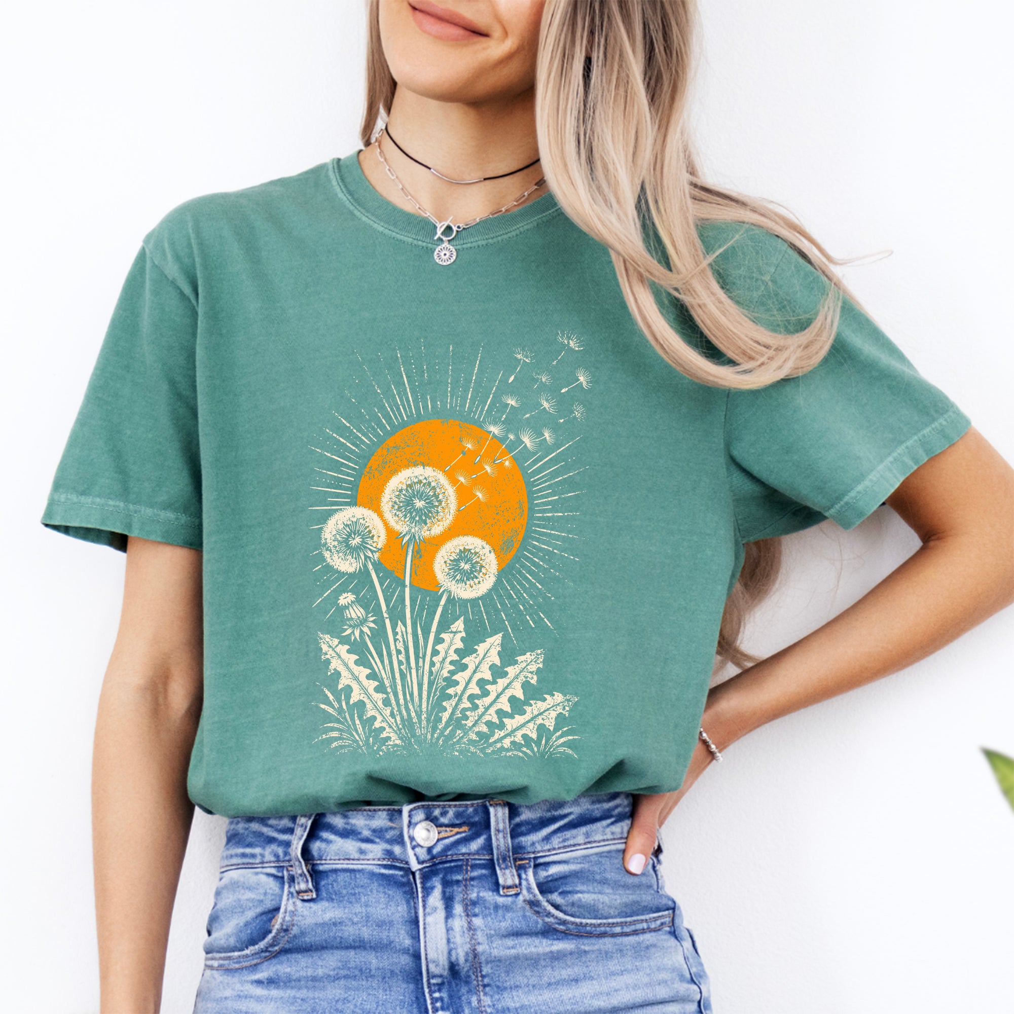 T-shirt soleil pissenlit
