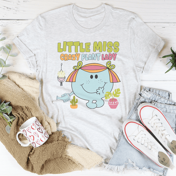 Little Miss Crazy Plant Lady Tee Ash / S Peachy Sunday T-Shirt