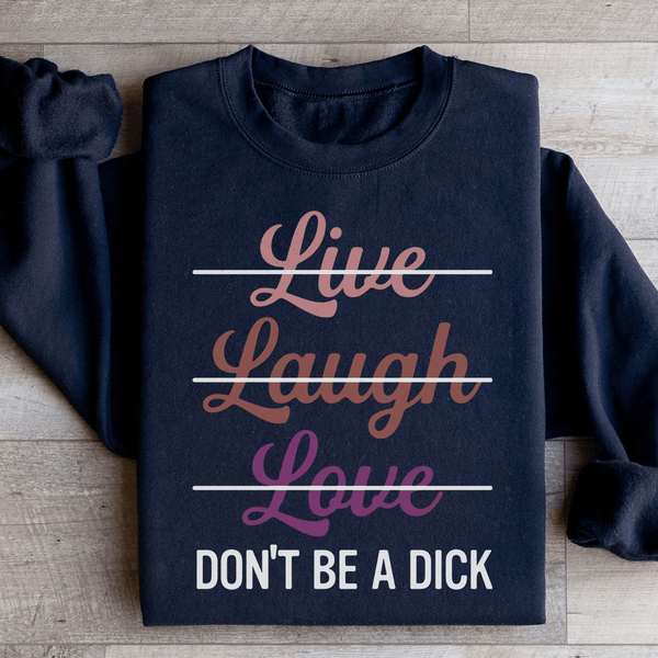 Live Laugh Love Sweatshirt Black / S Peachy Sunday T-Shirt