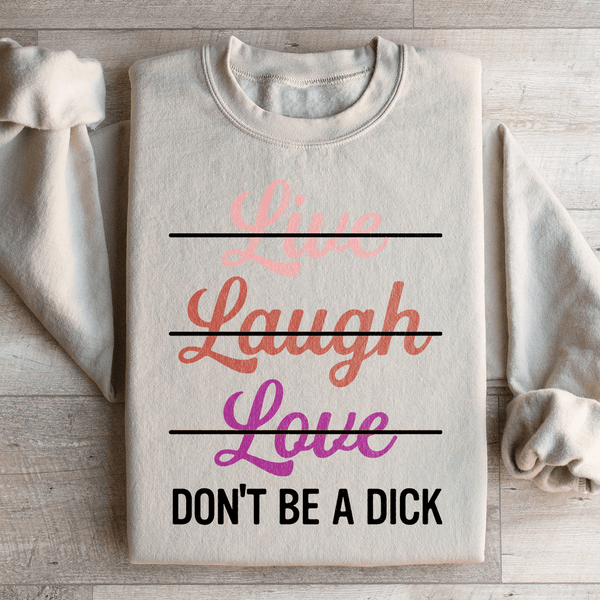Live Laugh Love Sweatshirt Sand / S Peachy Sunday T-Shirt
