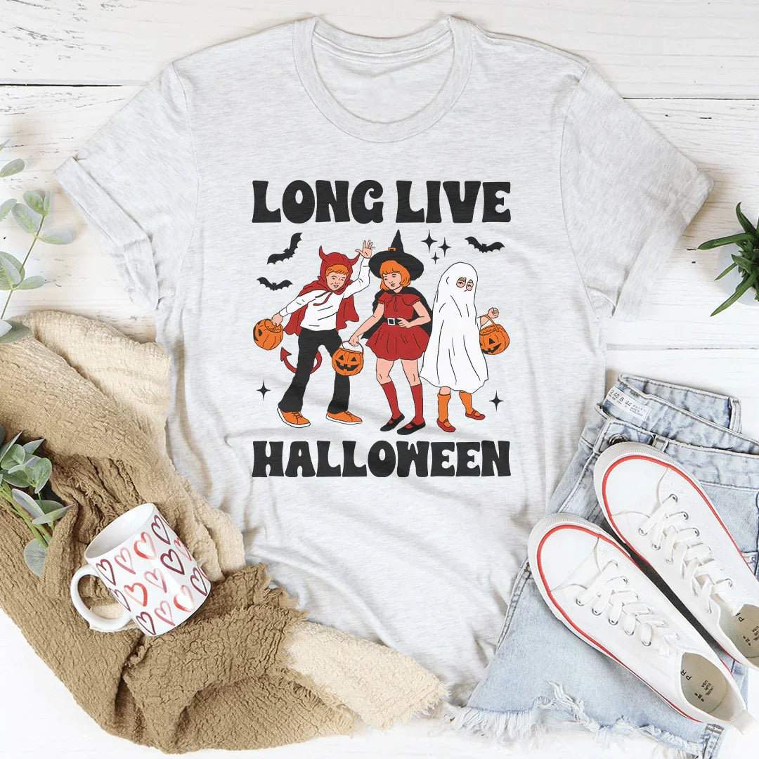 Long Live Halloween Tee Peachy Sunday T-Shirt
