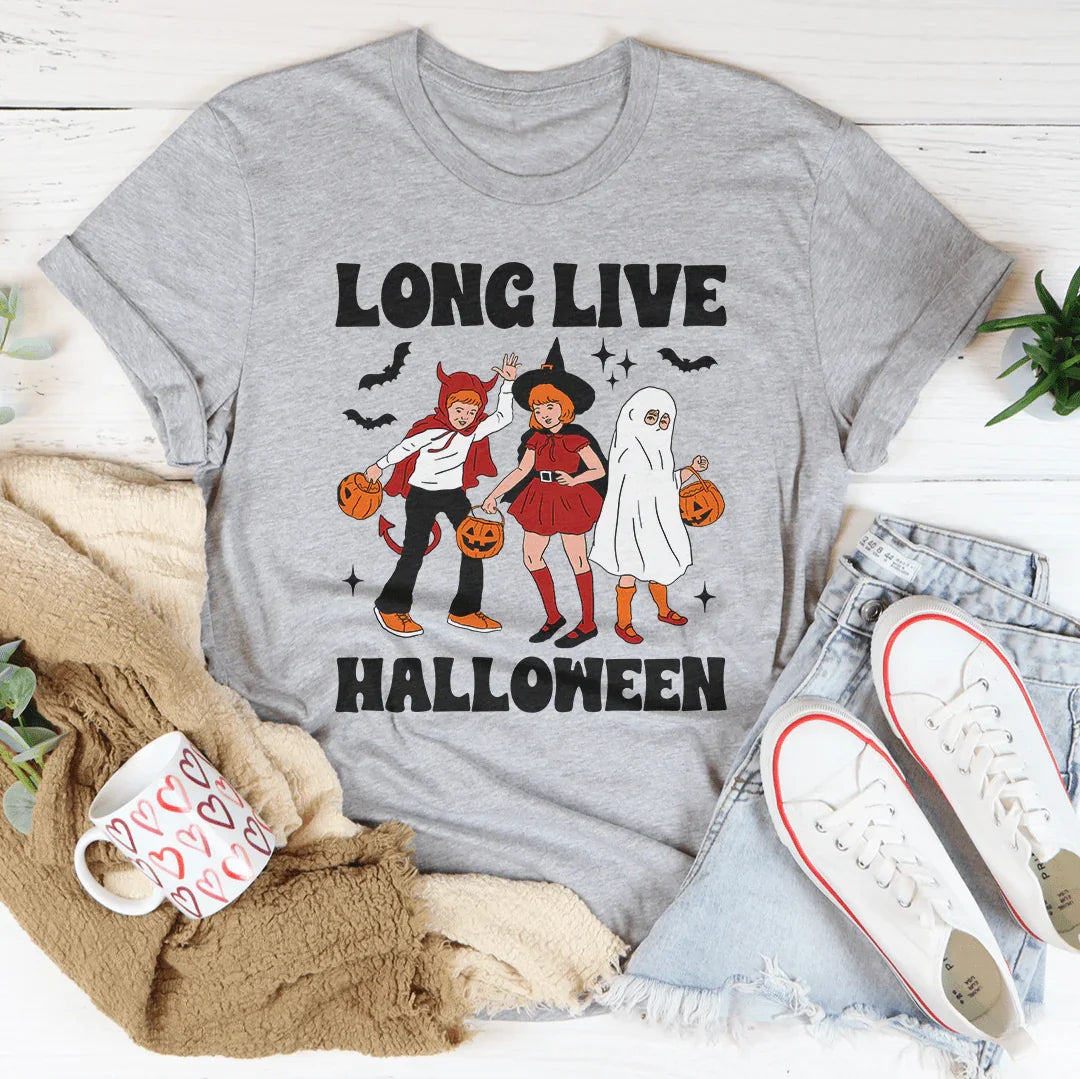 Long Live Halloween Tee Peachy Sunday T-Shirt