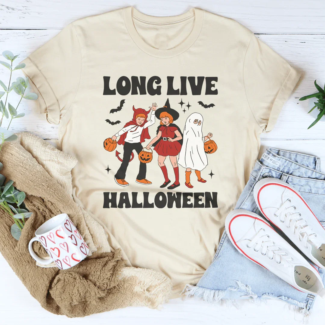 Long Live Halloween Tee Peachy Sunday T-Shirt