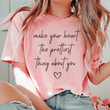Make Your Heart The Prettiest Think About You Tee Pink / S Peachy Sunday T-Shirt