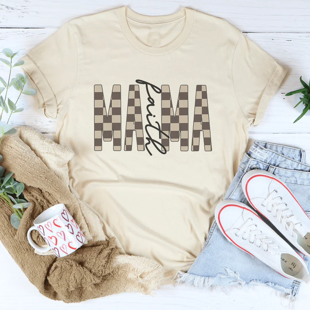 Mama Faith Tee Soft Cream / S Peachy Sunday T-Shirt