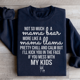 Mama Llama Sweatshirt Black / S Peachy Sunday T-Shirt