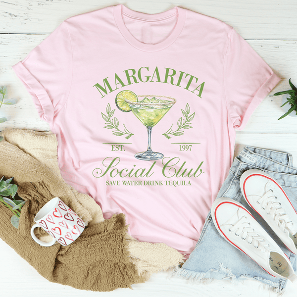 Margarita Social Club Tee Pink / S Peachy Sunday T-Shirt